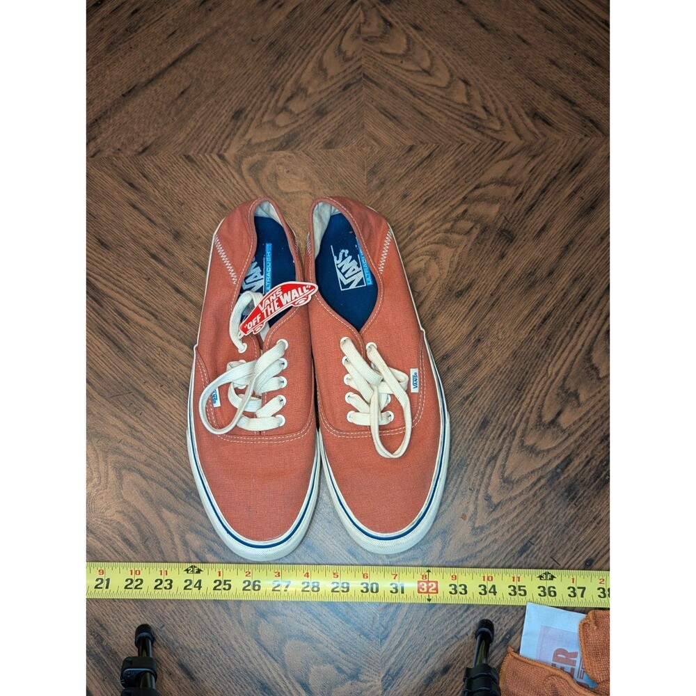 Vans Surf I Love My Vans Sneaker Skate Authentic Sun Baked Orange Mens Size 13